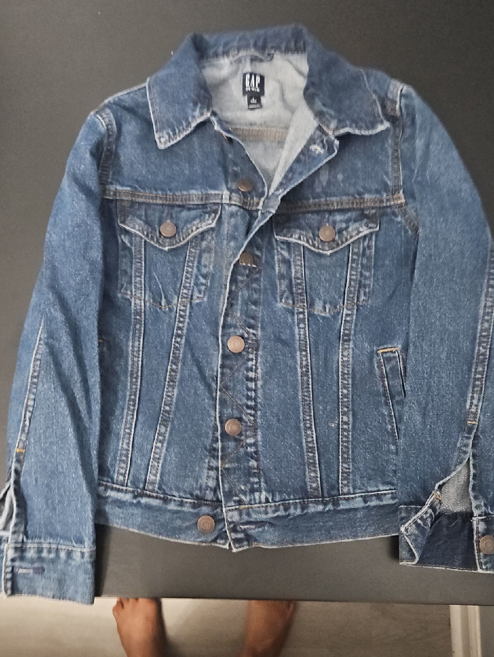 GAP Boys's Dark Blue Denim Jacket. Size L (10)